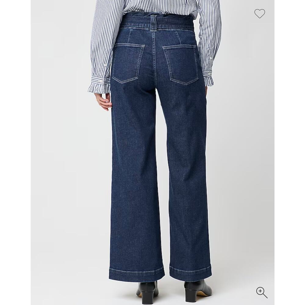 J Crew Factory High Rise Trouser Jeans 32W 42H - Picture 3 of 10